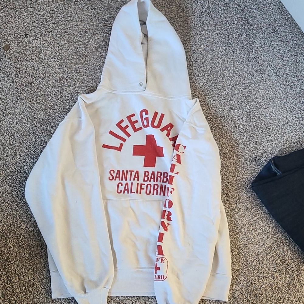 White hoodie